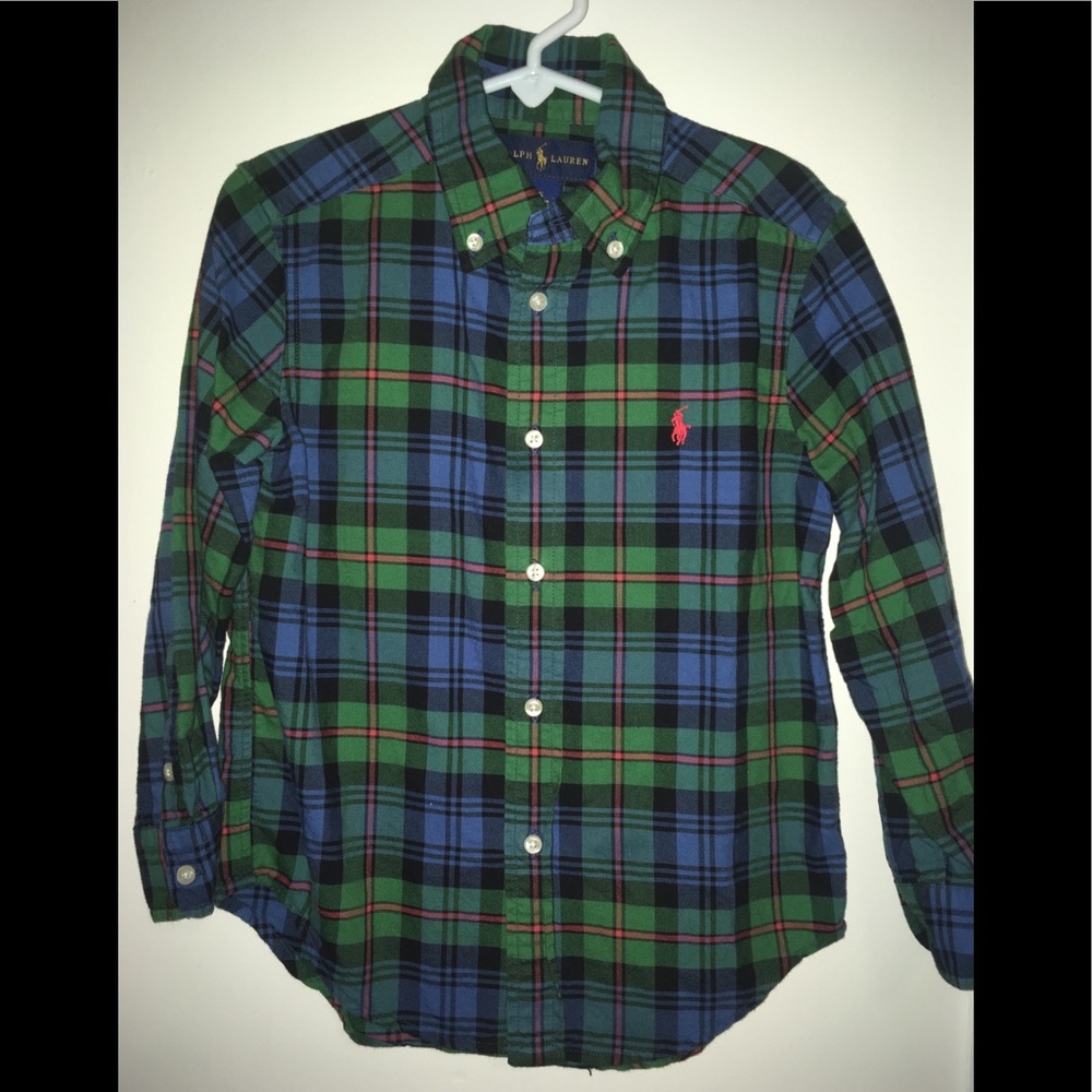 Boys Ralph Lauren dress shirt plaid